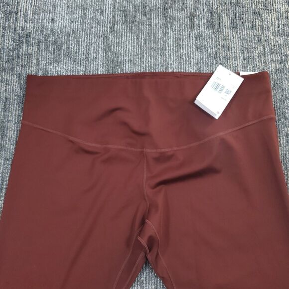 NWT Nike One Dri-Fit 7/8 Logo Legging, Bronze Eclipse, Redstone, Plus Size 2X - Picture 4 of 15